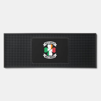 Irish Italian Half Gaelic Half Garlic Saint Patric Bar Mat