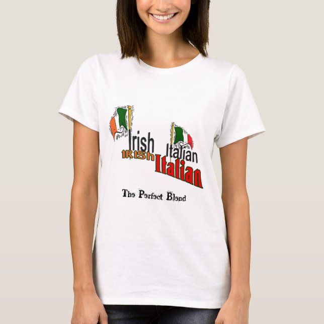 IRISH ITALIAN ST. PATRICK'S DAY T-Shirt (Front)