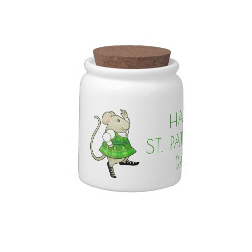 IRISH JIG MOUSE Candy Jar