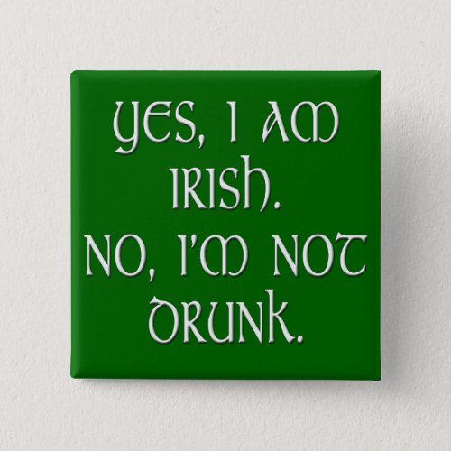 Irish joke funny anti_stereotype pinback button