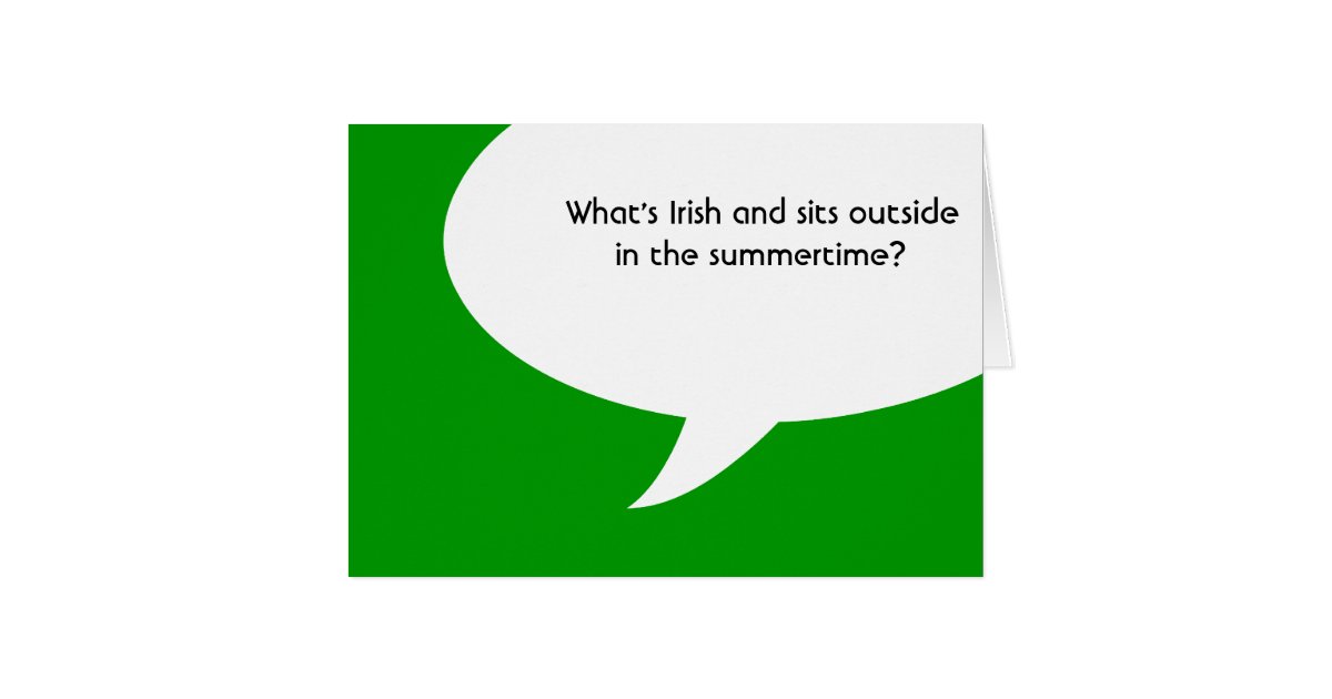 irish jokes Zazzle