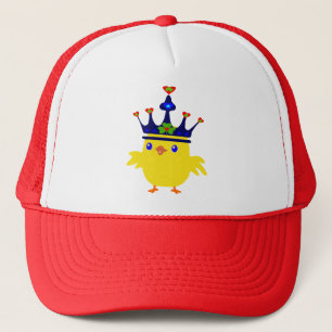 ♫♥Irish King Crowned Chicken Stylish Trucker Hat♥♪ Hat