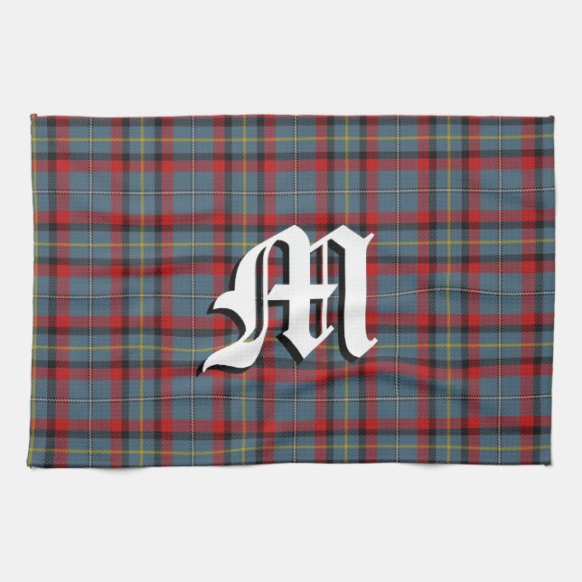 Irish Kitchen Clan MacNamara Tartan Plaid Towel (Horizontal)