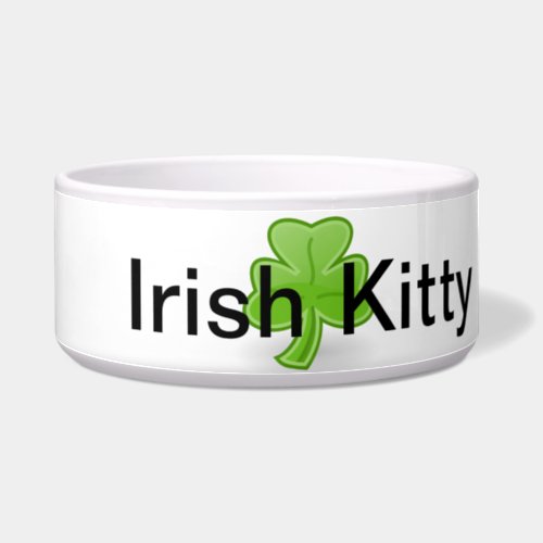 Irish Kitty Pet Dish