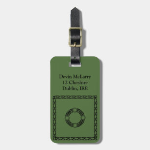 Irish Knot Designs Luggage Tag