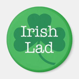Irish Lad, St. Patrick's Day Shamrock Magnet