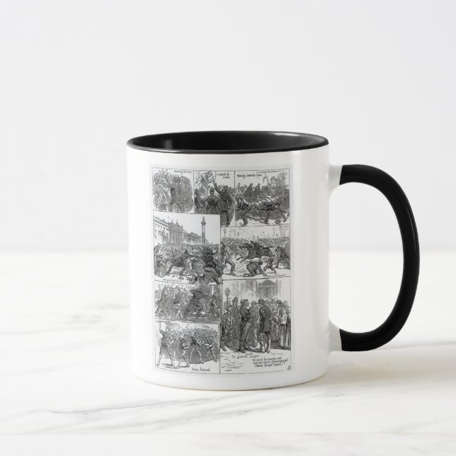 Irish Land League Agitation Mug (Right)