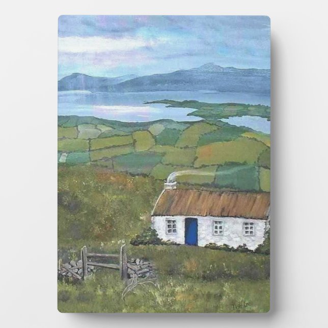 Irish Landscape Bantry Bay Ireland Plaque (Front)