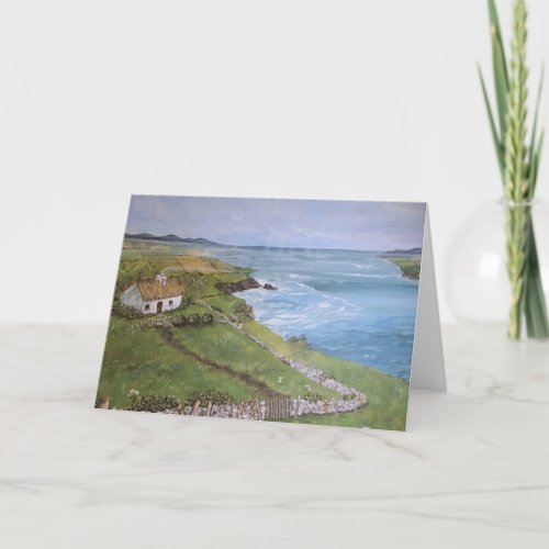Irish Landscape Blank Greeting Card