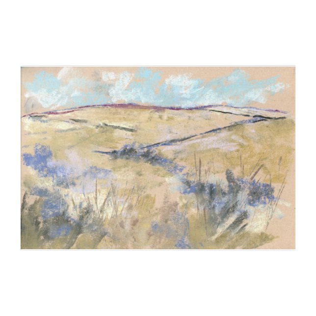 Irish Landscape Painting Acrylic Print (Front)