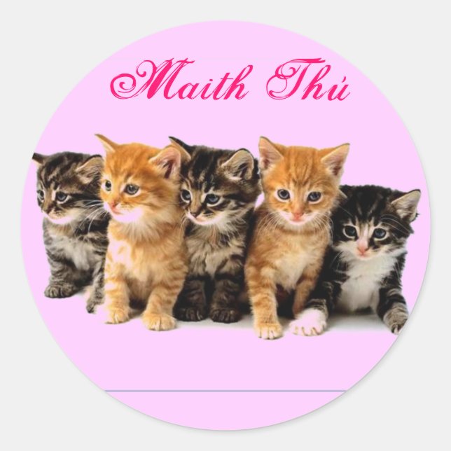 Irish Language reward stickers (Front)