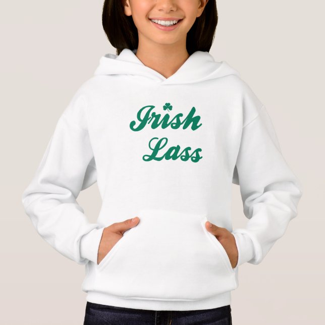Irish Lass Hoodie (Front)