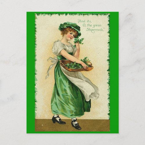 Irish Lass Postcard