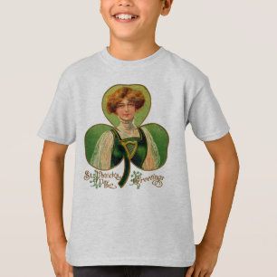 Irish Lass St. Patrick's Day Kid's Shirt