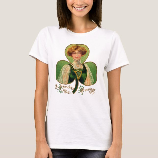 Irish Lass St. Patrick's Day Women's Shirt (Front)