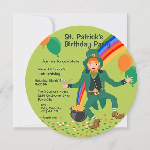 Irish Leprechaun Birthday Party