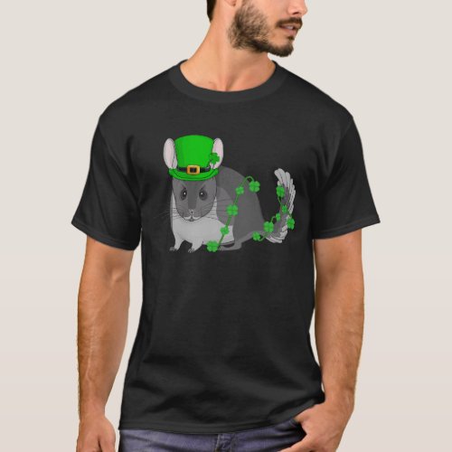 Irish Leprechaun Chinchilla St Patricks Day T_Shirt