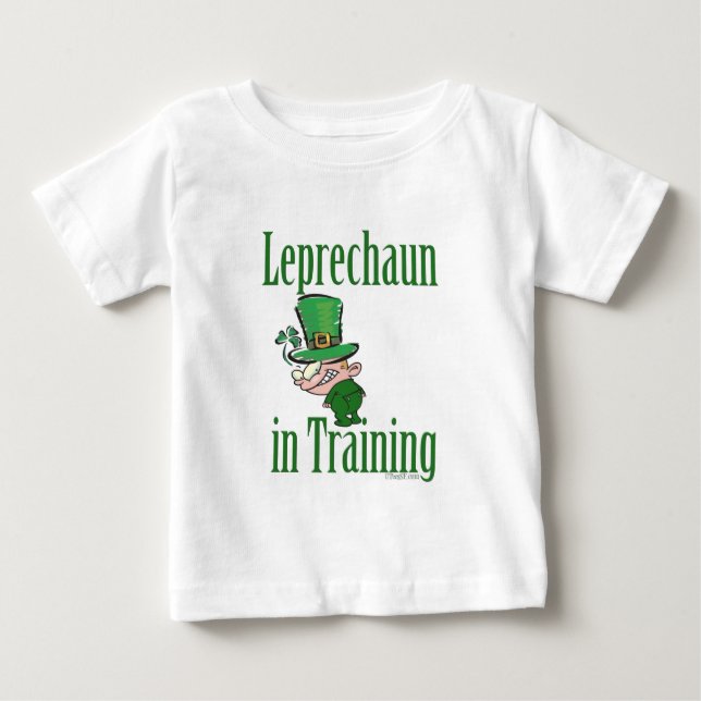 Irish Leprechaun in Training Baby T-Shirt (Front)