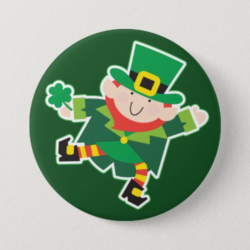 Irish Leprechaun Jig Button