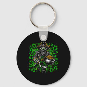 Irish Leprechaun Pirate St Patricks Day Party For Keychain
