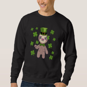 Irish Leprechaun Sloth Shamrock St Patricks Day An Sweatshirt