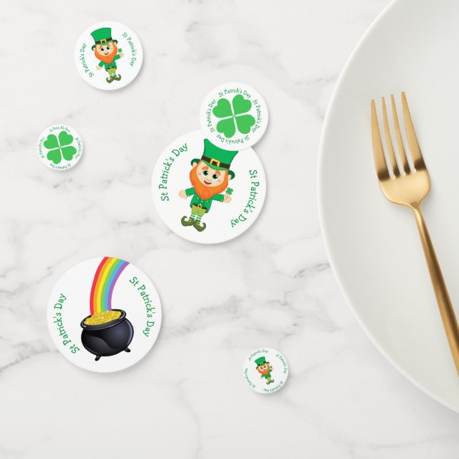 Irish Leprechaun St Patrick's Day Party Confetti (Group)