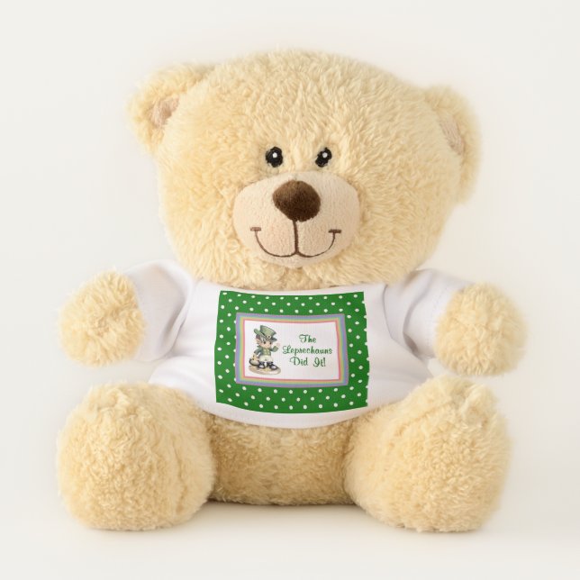 Irish Leprechauns Teddy Bear (Front)