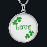 Irish Love Necklace St. Patrick's Day<br><div class="desc">Lovely necklace for your Irish Lad or Irish Lass. A necklace you can use every day of the year and not only on Valentine's Day or St. Patrick's Day. Also a very nice wedding favor.</div>