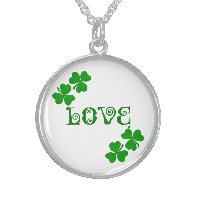 Irish Love Necklace St. Patrick's Day (Front)