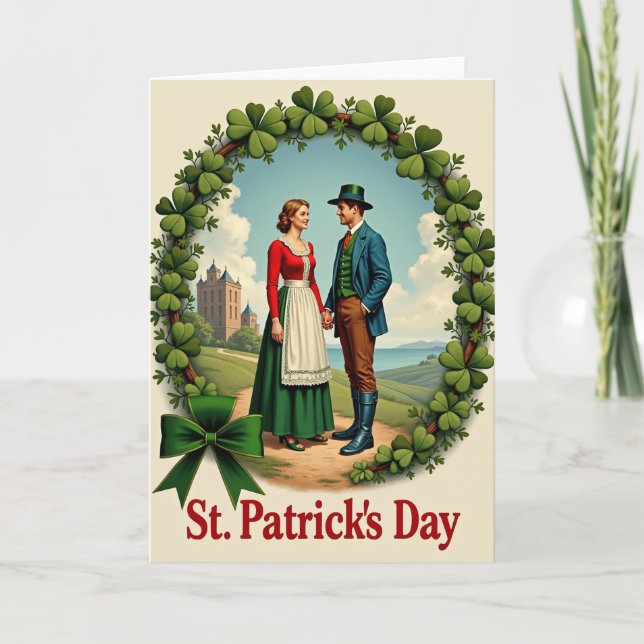 Irish Love St Patricks Day Card (Front)