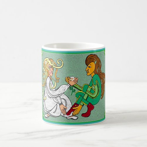 Irish lovers St Patricks Day Celtic wedding mug