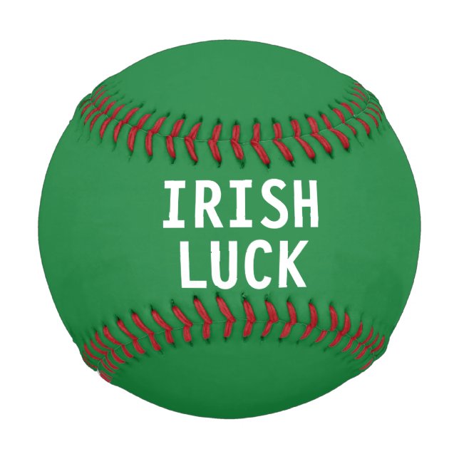 Irish Luck Baseball (Front)