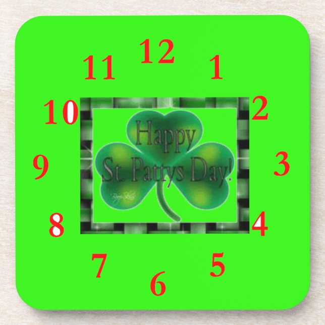 Irish Luck  Beverage Coaster (Front)