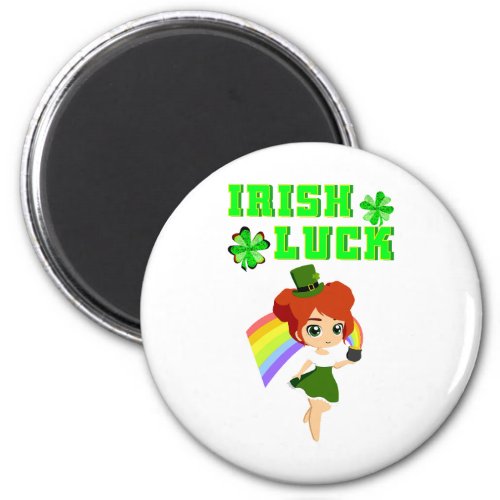 Irish Luck leprechaun 17 Day Saint March Patricks Magnet