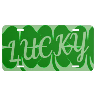 Irish Luck License Playe Plate