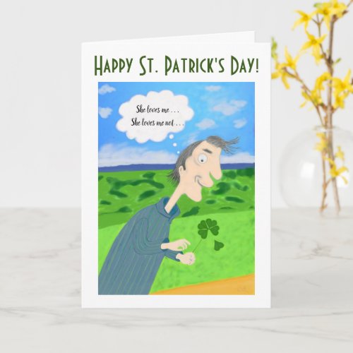 Irish Luck St Patricks Day Greeting Card