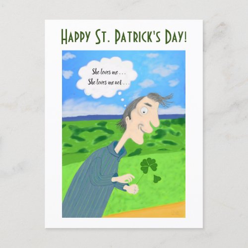 Irish Luck St Patricks Day Post Card