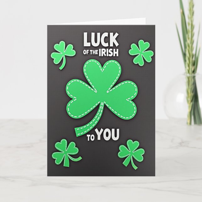Irish Luck To You Card (Front)