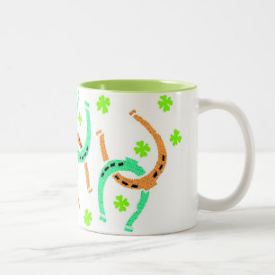 Irish Luck Two-Tone Coffee Mug