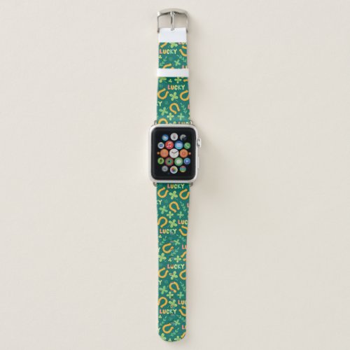 Irish LUCKY green pattern Apple Watch Band