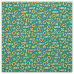Irish LUCKY green pattern Fabric