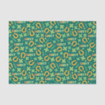 Irish LUCKY green pattern Tissue Paper