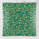 Irish LUCKY green pattern Trinket Tray