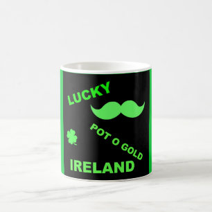 Irish Lucky Pot o Gold Quotes Coffee Mug