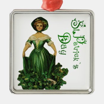 Irish Maiden Metal Ornament by angelworks at Zazzle