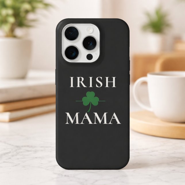 Irish Mama Shamrock  iPhone Case (Creator Uploaded)