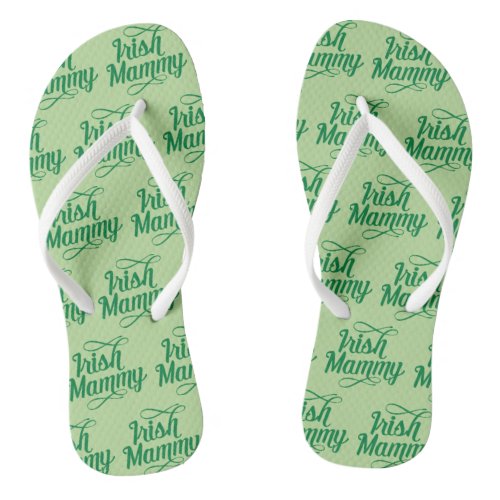 Irish Mammy Flipflops Irish Dialect Ireland Flip Flops