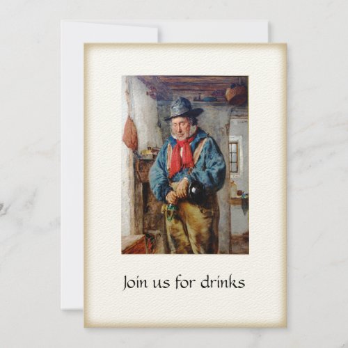 Irish Man &amp; Whiskey Drinks Party Cocktails Announcement