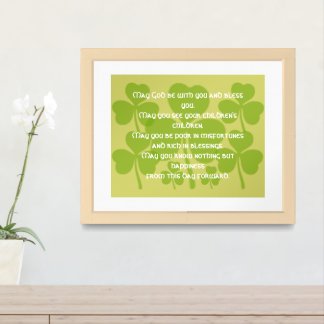 Irish Marriage Blessing Framed Art