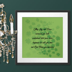Irish Marriage Blessing - Poster